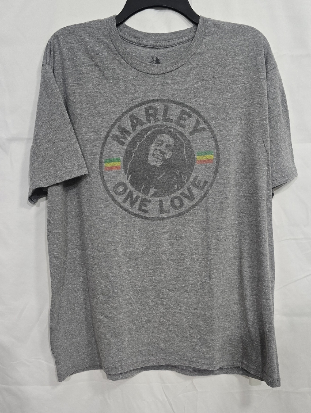 Zion Bob Marley Mens XL Gray Graphic T-Shirt